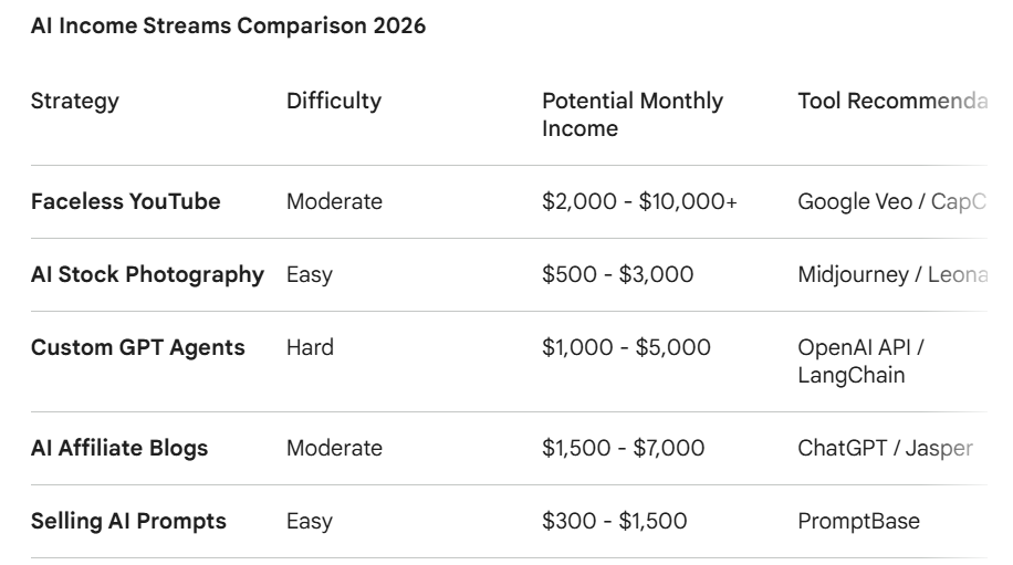 Top 5 Passive Income Ideas with AI in 2026: Make Money While You Sleep