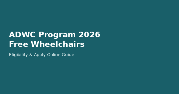 ADWC Program 2026 Punjab free wheelchair assistive devices eligibility guide banner