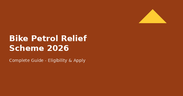 Bike Petrol Relief Scheme 2026 Punjab registration guide banner