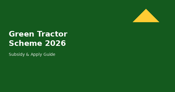 CM Punjab Green Tractor Scheme 2026 subsidy and apply guide banner
